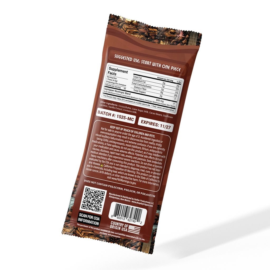 10 Piece Artisan Chocolate - Milk Chocolate Bar - 10 Bars/Case - Tree Spirit Wellness