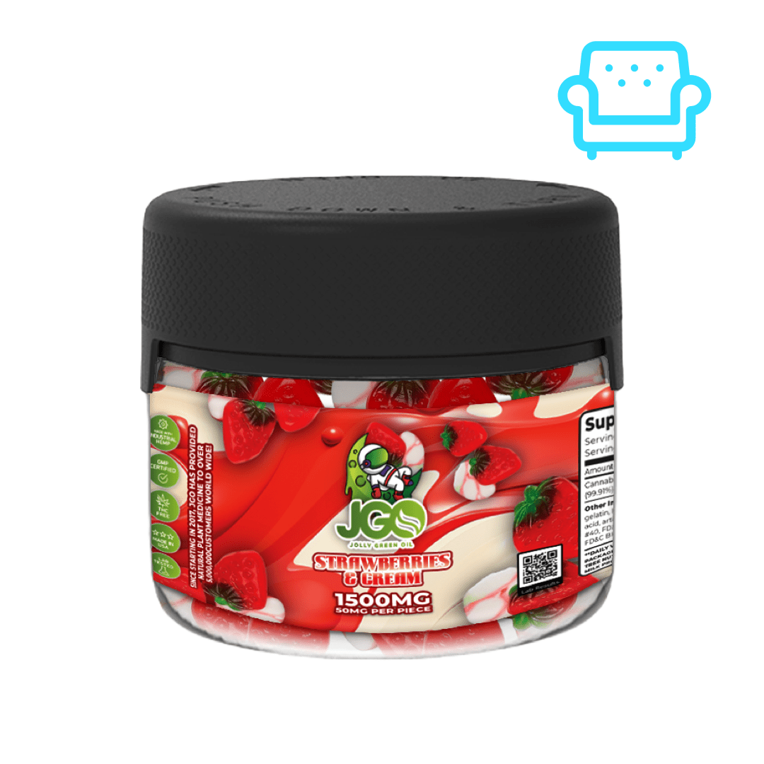 CBD Isolate Gummies - Strawberries & Cream - Tree Spirit Wellness