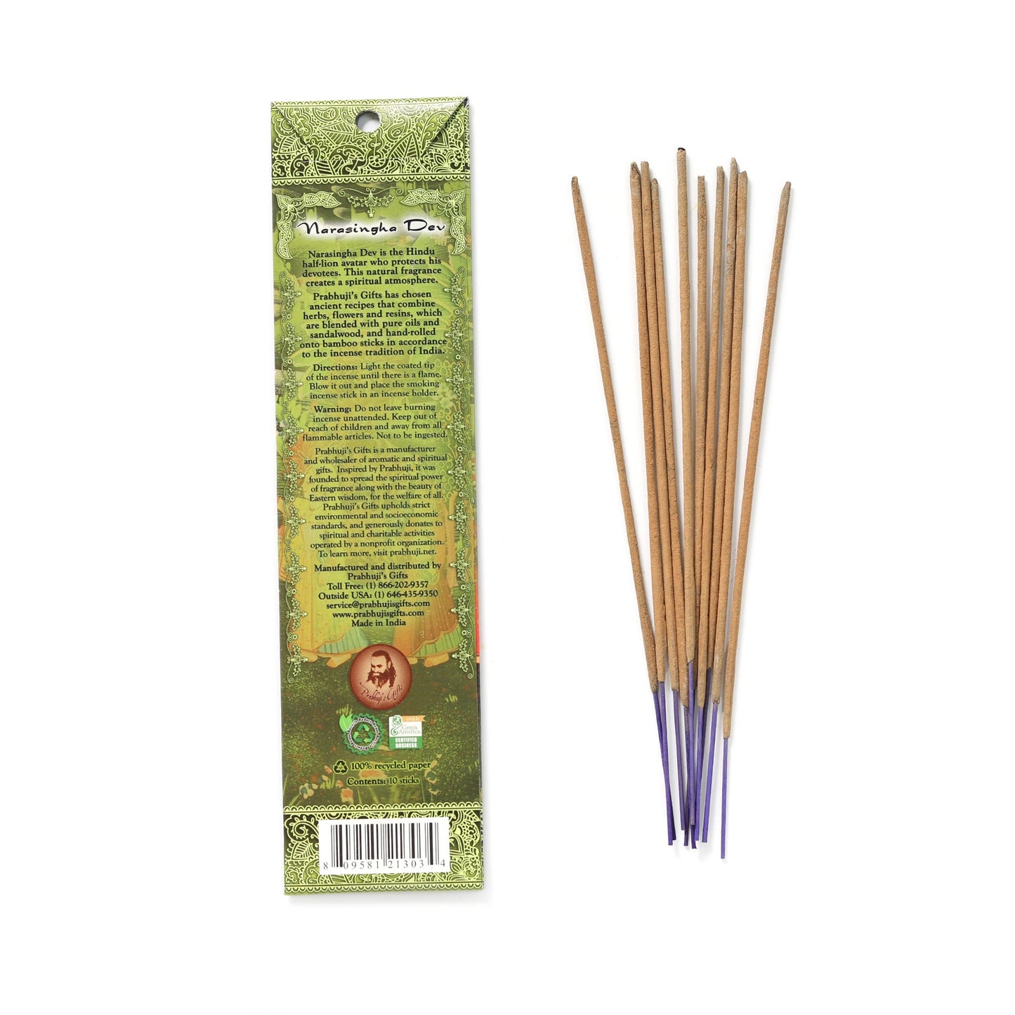Prabhuji Incense Sticks Narasingha Dev - Frankincense Champa