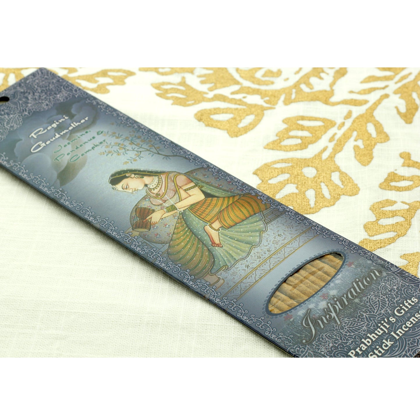 Prabhuji Incense Sticks Ragini Gaudmalhar - Jasmine, Pandanus, and Camphor - Inspiration