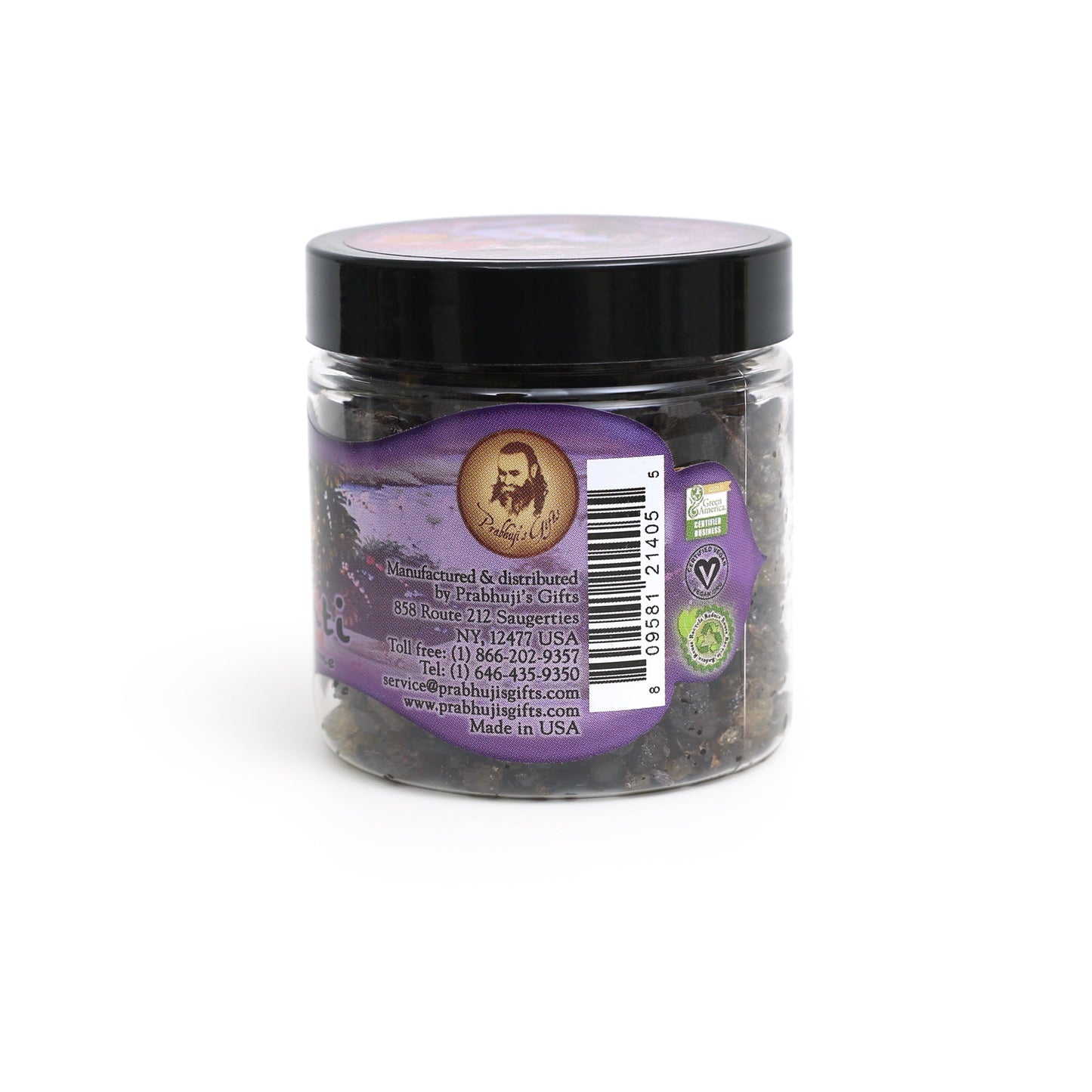 Prabhuji Resin Incense Shanti - Peaceful Home - 2.4oz jar