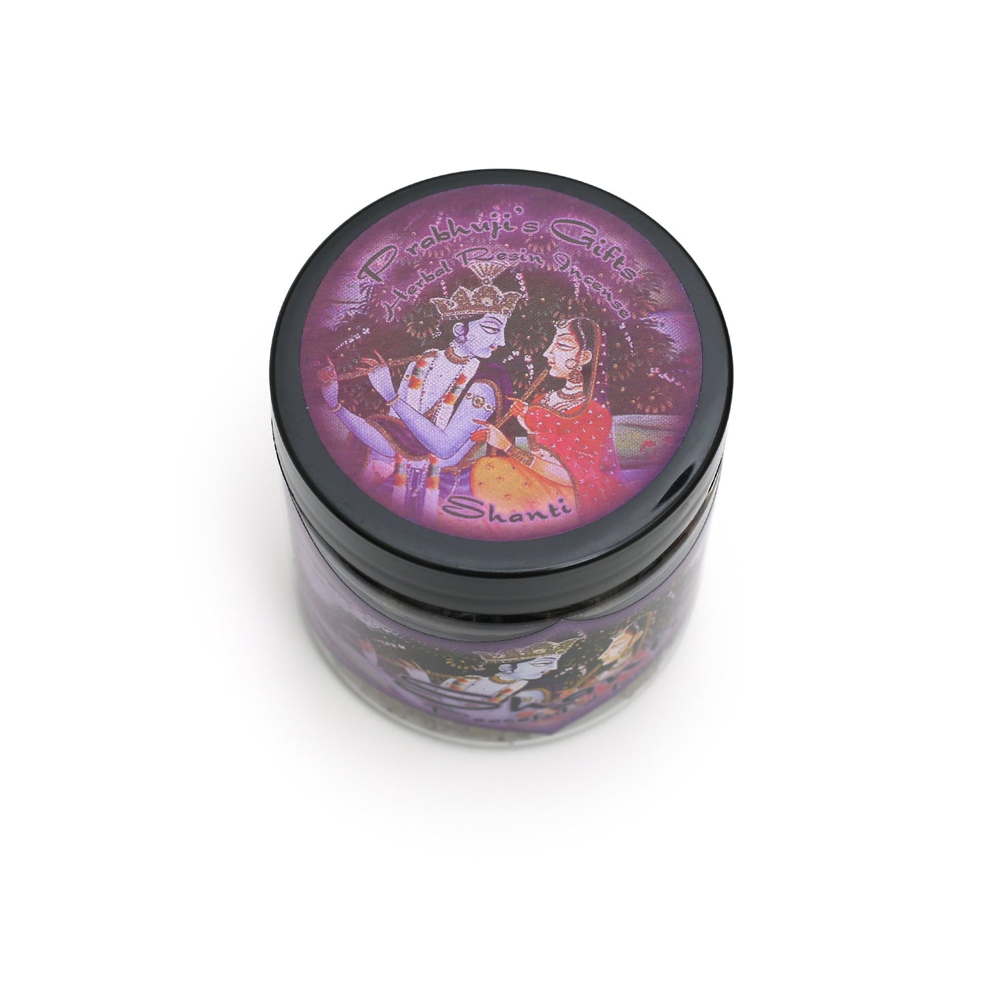 Prabhuji Resin Incense Shanti - Peaceful Home - 2.4oz jar