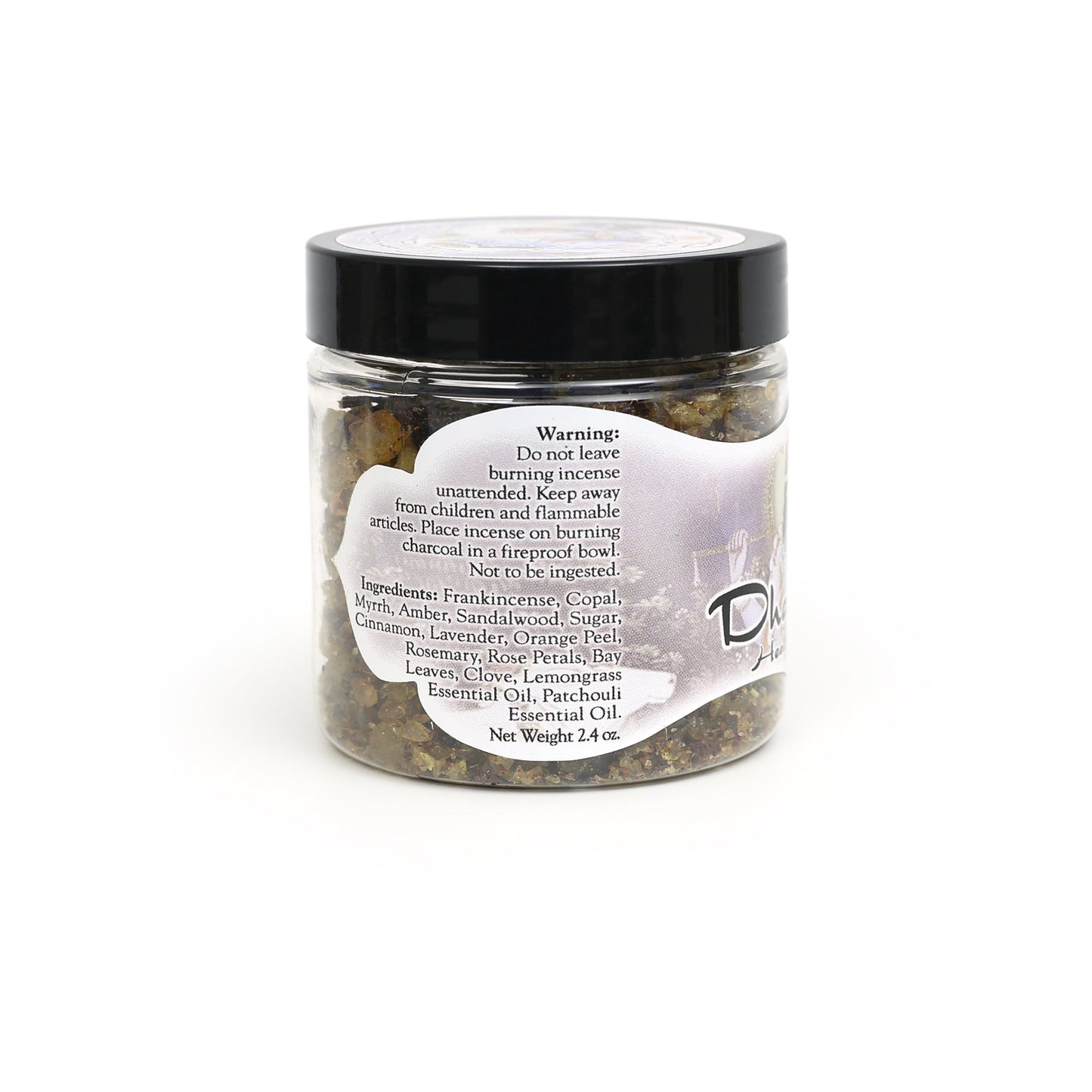 Prabhuji Resin Incense Dhanvantari - Health and Healing - 2.4oz Jar