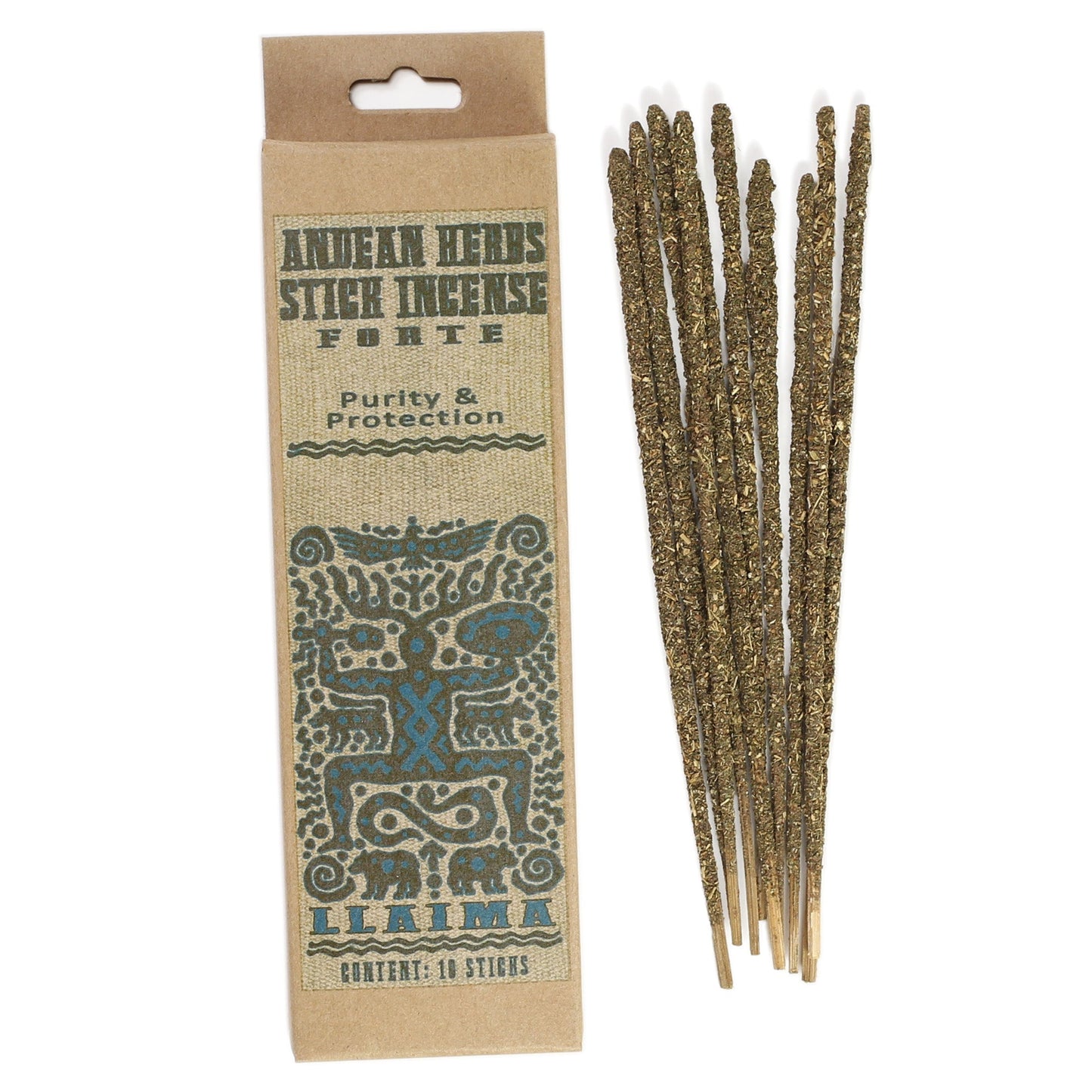 Smudging Incense - Forte - Andean Herbs Incense Sticks - Purity & Protection - Wholesale and Retail Prabhuji's Gifts