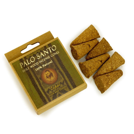Palo Santo and Copal - Love & Purity - 6 Incense Cones - Wholesale and Retail Prabhuji's Gifts