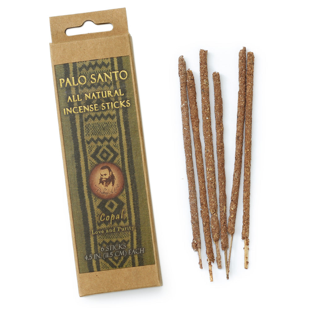 Palo Santo and Copal Incense Sticks - Love & Purity - 6 Incense Sticks - Wholesale and Retail Prabhuji's Gifts