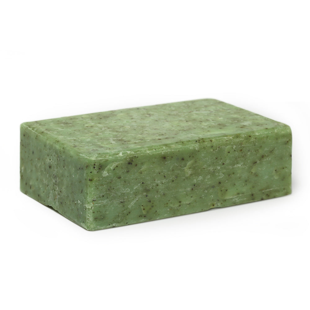 Soap Bar Saucha - Natural Uplifting Tulsi Scrub - 3.5 oz (100g) - Wholesale and Retail Prabhuji's Gifts