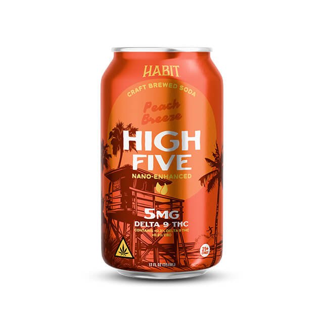 5Mg Delta 9 THC High Five Soda - 24pk - Tree Spirit Wellness