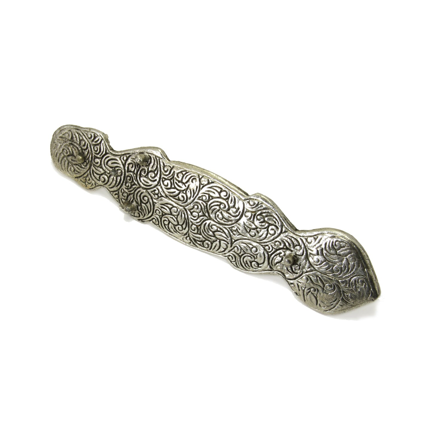 Prabhuji Incense Burner - Ornate Metal Ganesh Incense Burner with Leaves