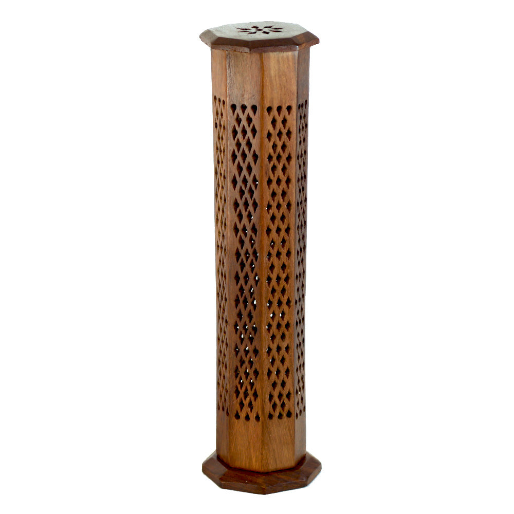 Prabhuji Incense Burner - Wooden Decorative Tower
