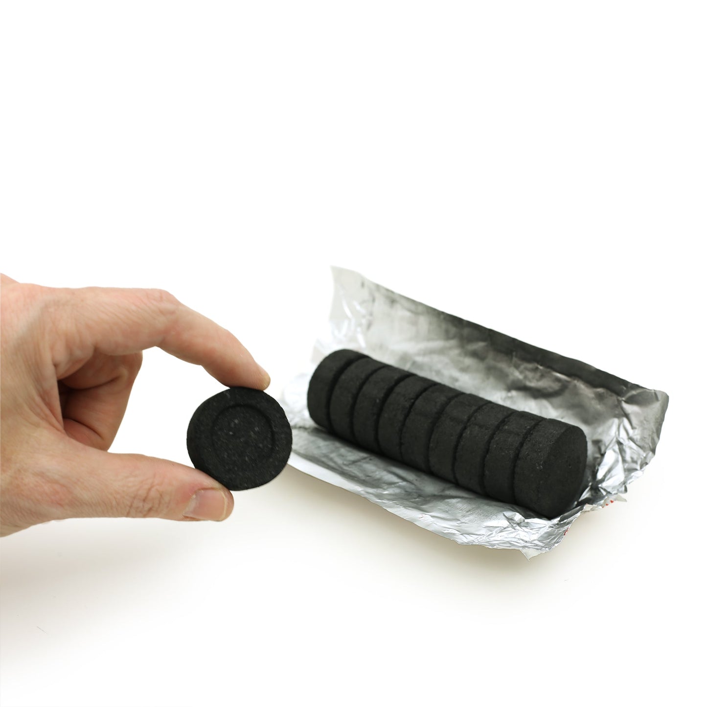 Prabhuji Three Kings Charcoal Box - 10 Rolls (10 Briquets Each)