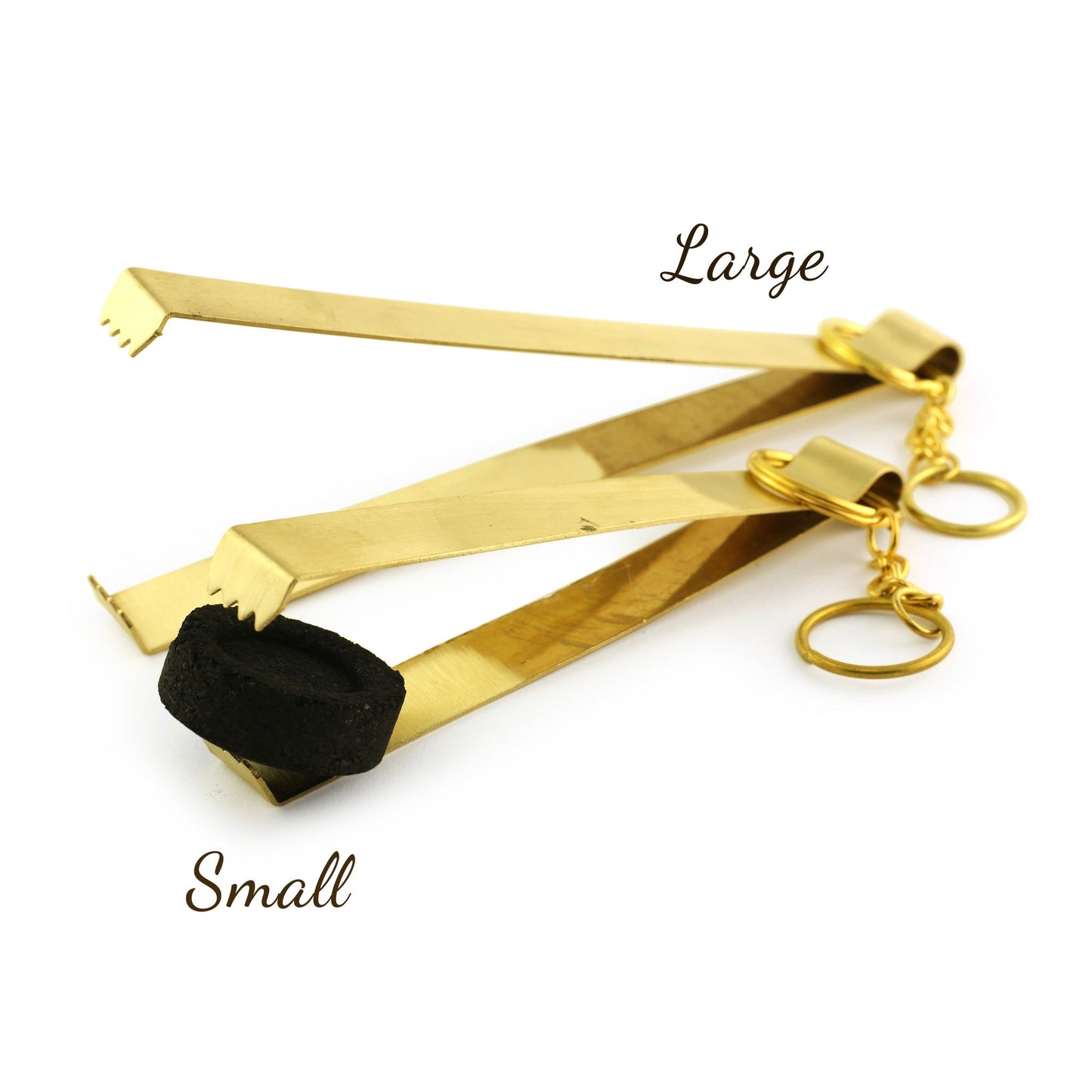 Prabhuji Brass Charcoal Tongs 5.5"
