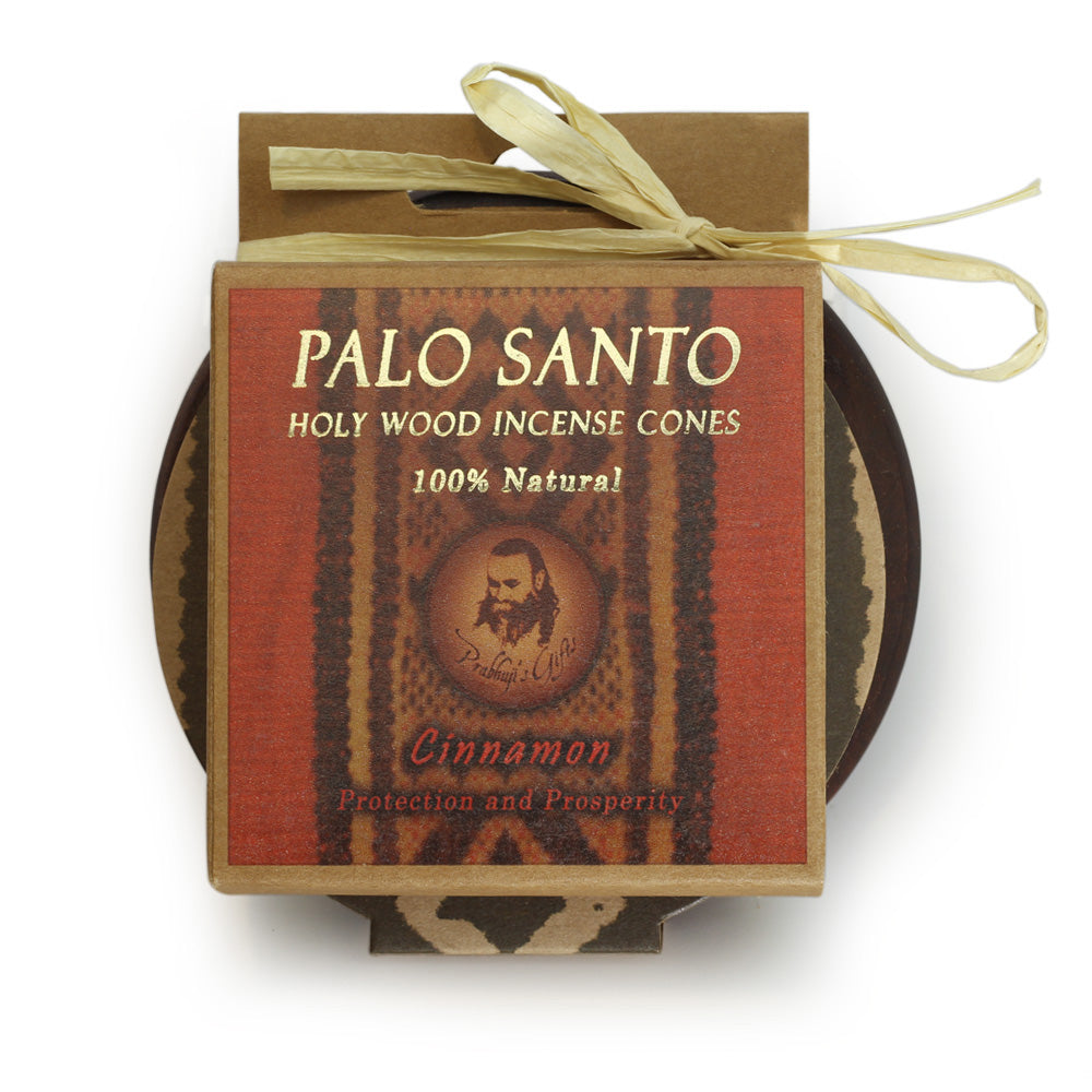 Kit - Palo Santo Cinnamon Cones with Burner - Wholesale and Retail Prabhuji's Gifts