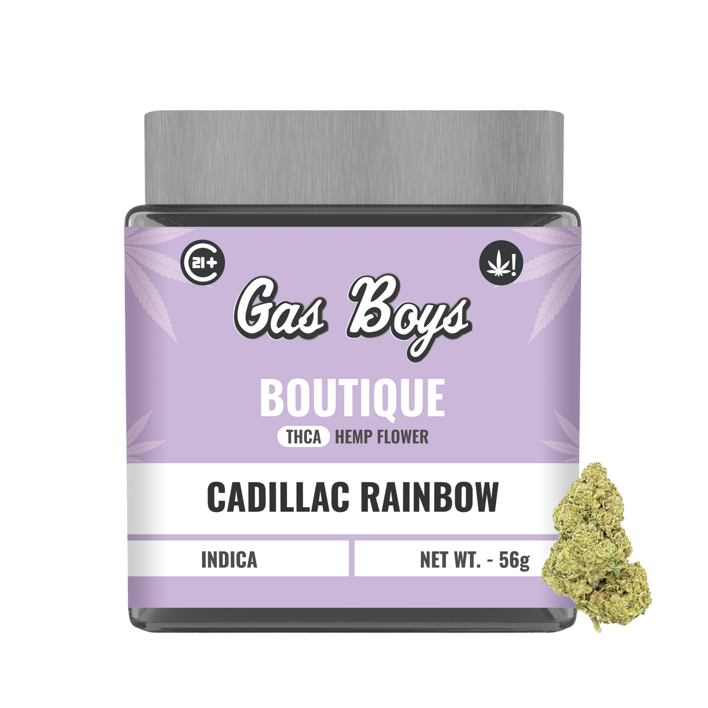 BOUTIQUE THCA FLOWER JAR - Cadillac Rainbow - Tree Spirit Wellness