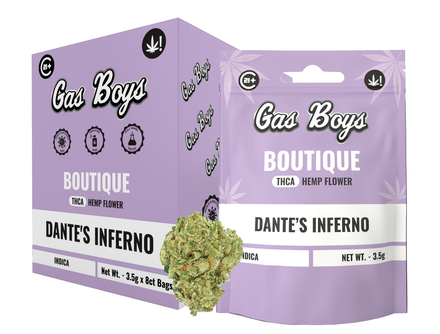 Dante's Inferno BOUTIQUE THCA FLOWER - Hybrid (8ct) - Tree Spirit Wellness