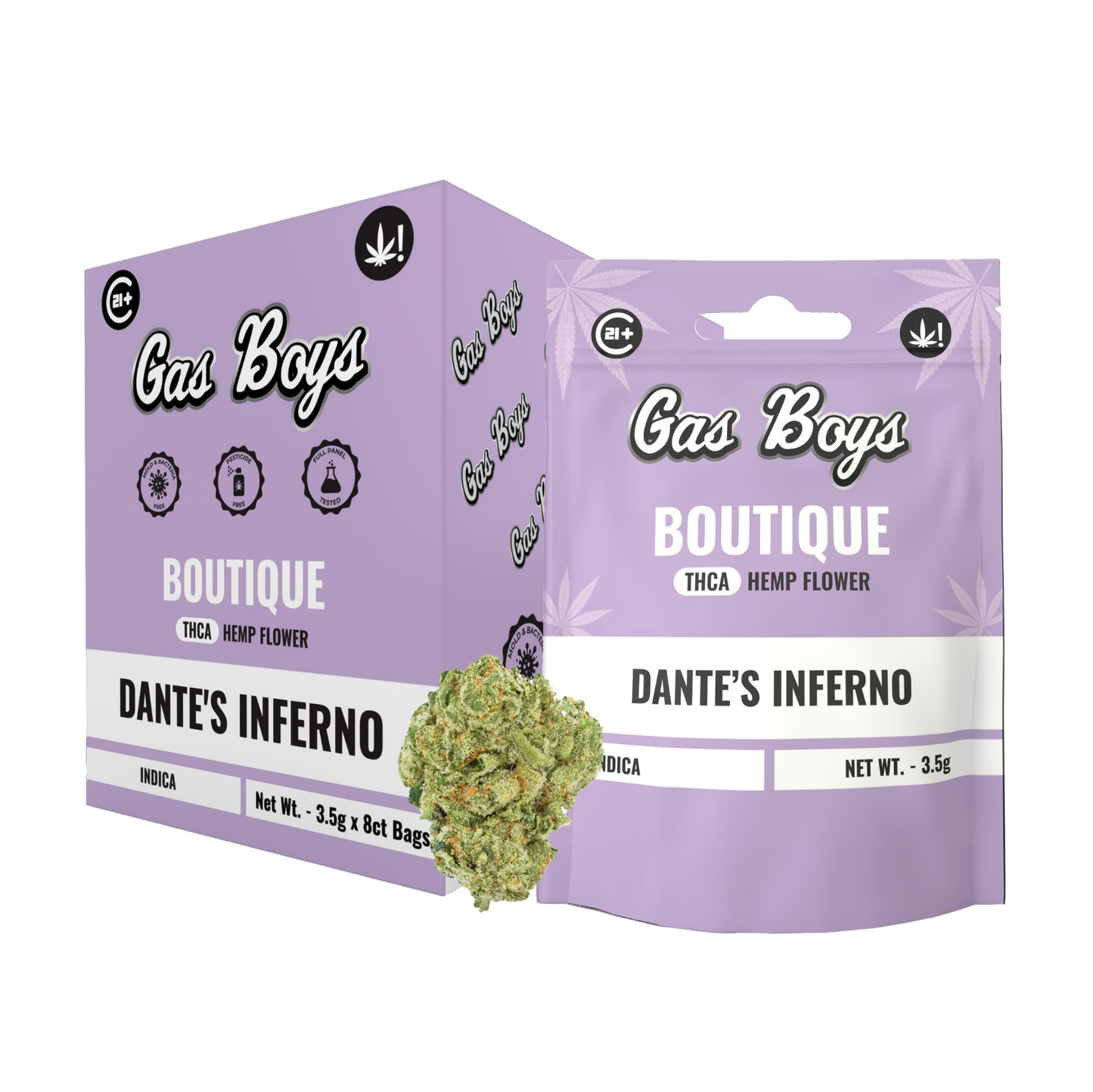 Dante's Inferno BOUTIQUE THCA FLOWER - Hybrid (8ct) - Tree Spirit Wellness