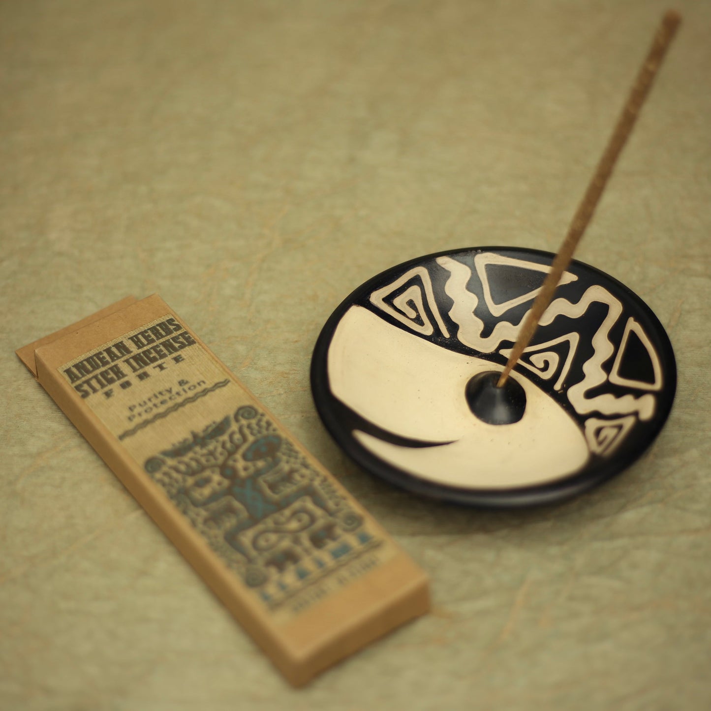 Prabhuji Smudging Incense - Forte - Andean Herbs Incense Sticks - Purity & Protection