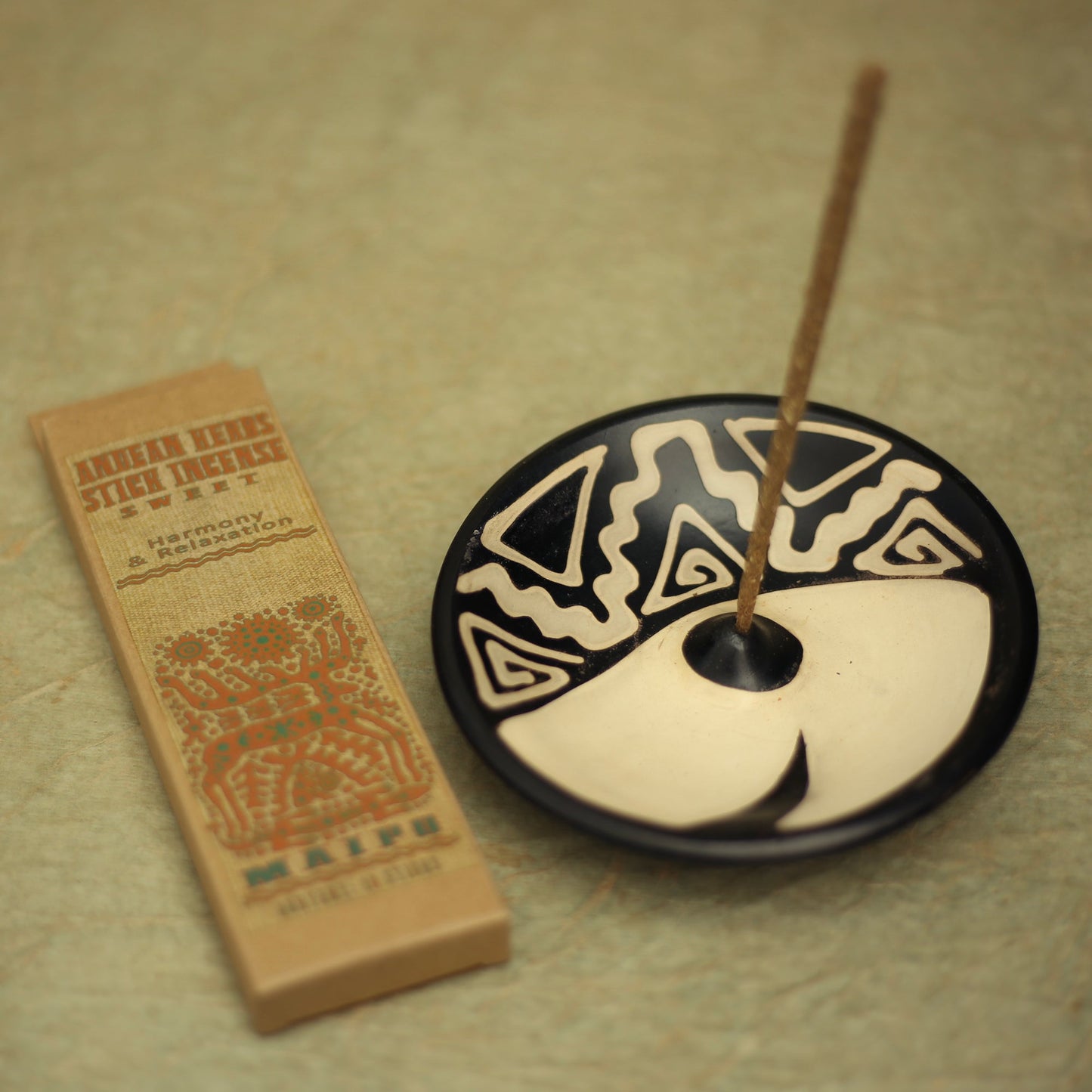 Prabhuji Smudging Incense - Sweet - Andean Herbs Incense Sticks - Harmony & Relaxation