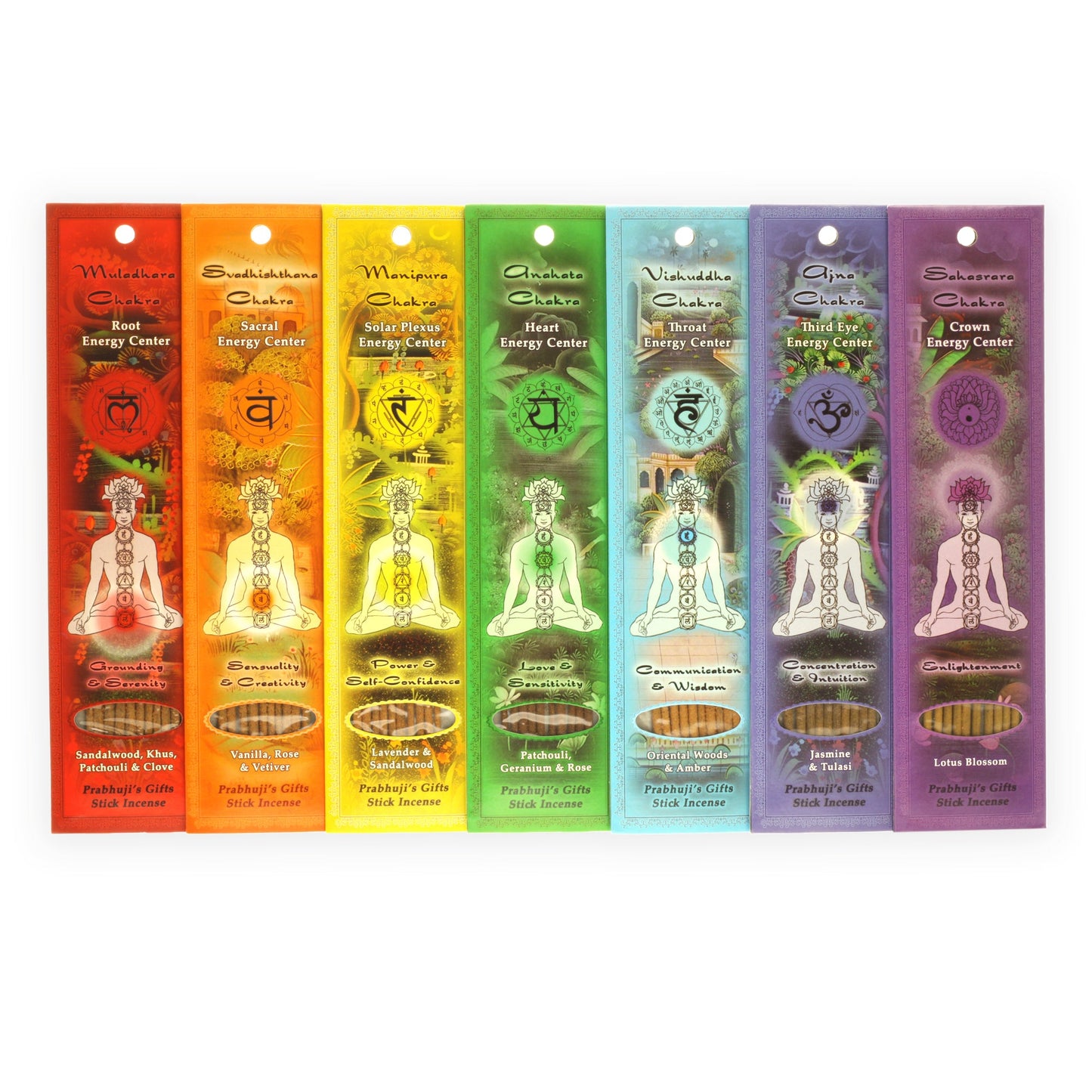 Prabhuji Incense Sticks Crown Chakra Sahasrara - Enlightenment