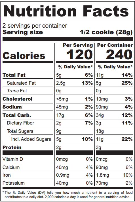Amazin Raisin Oatmeal Cookie 12ct - Tree Spirit Wellness