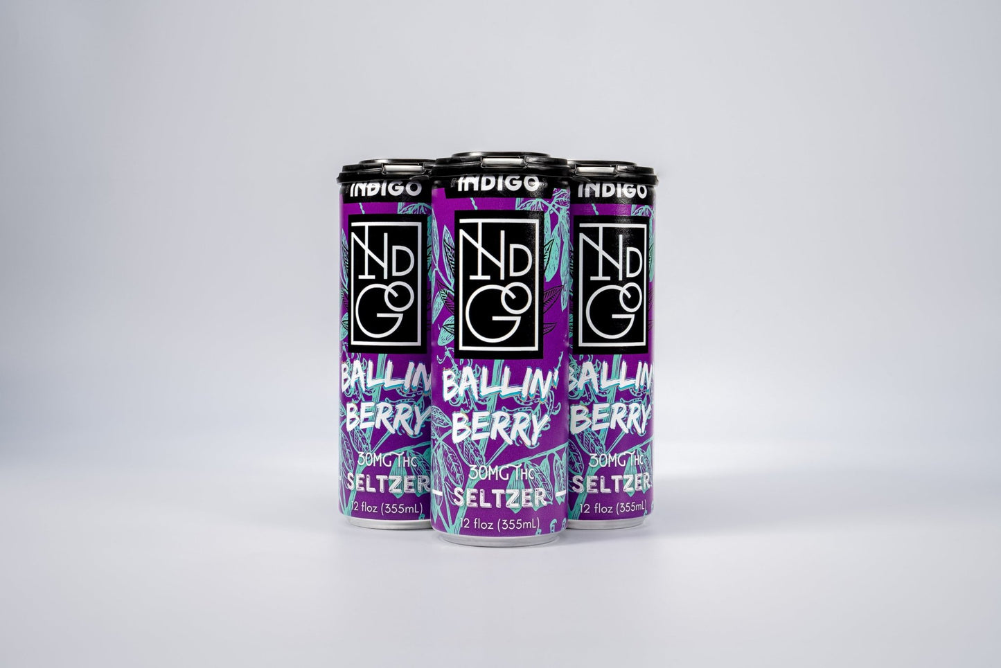 Ballin Berry 30mg D9 Seltzer - Pack of 4 - Tree Spirit Wellness