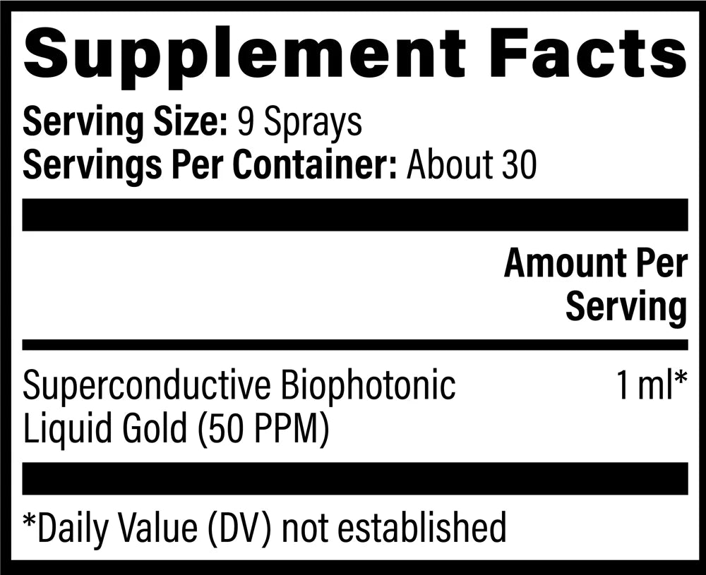 Biophotonic Liquid Gold - Tree Spirit Wellness