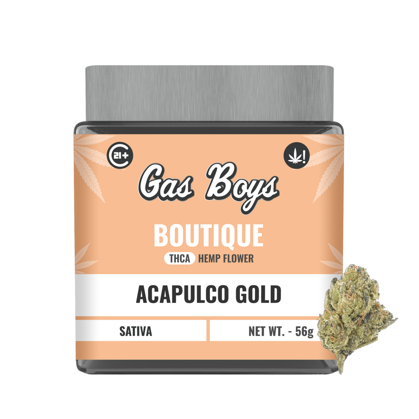 BOUTIQUE THCA FLOWER JAR - Acapulco Gold - Sativa - 2oz - Tree Spirit Wellness