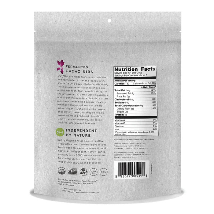 Cacao Nibs | Raw | Certified Organic | Fermented | 5 lb - Tree Spirit Wellness