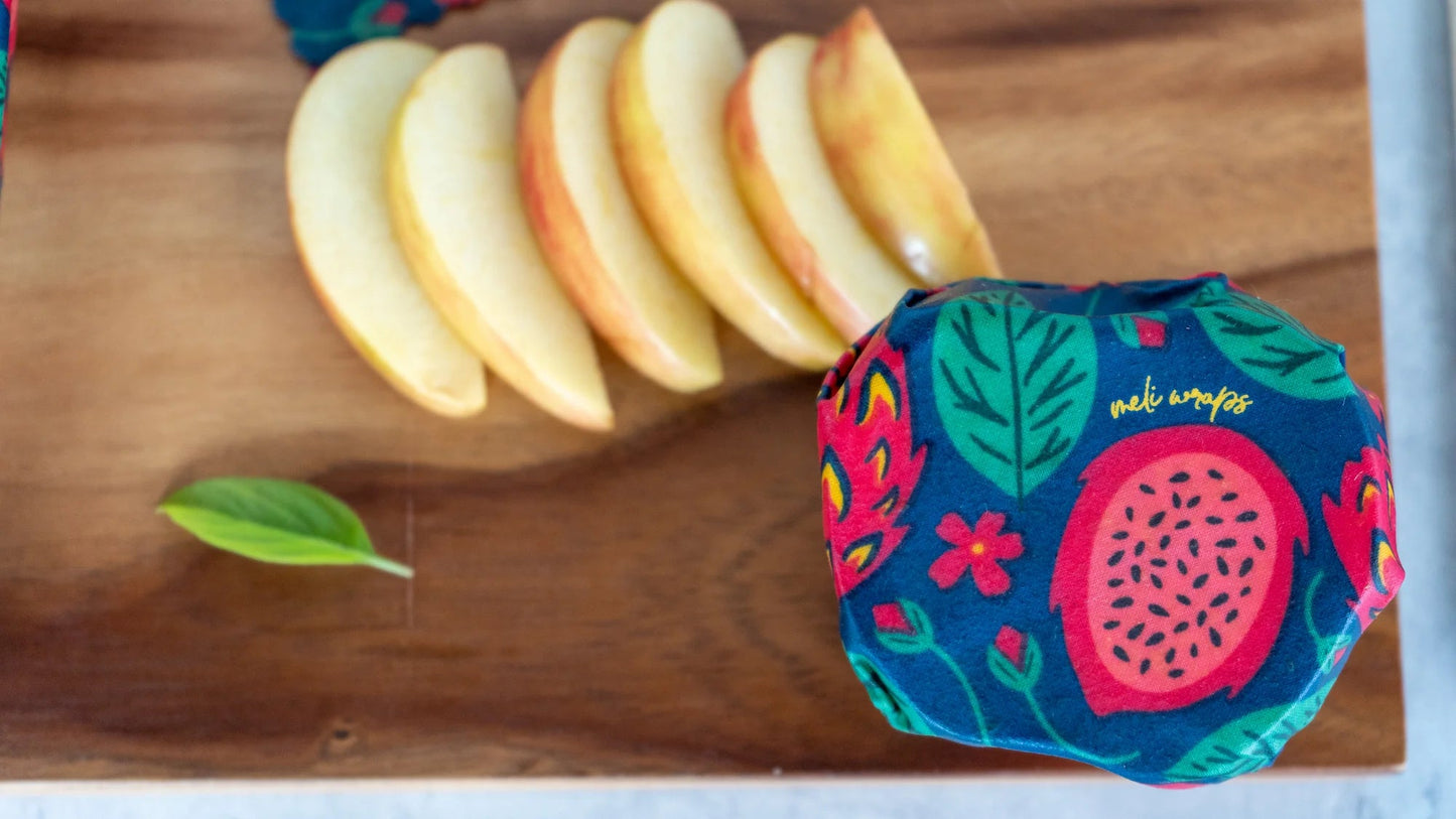 Bulk Beeswax Roll- NEW Dragonfruit print - Tree Spirit Wellness