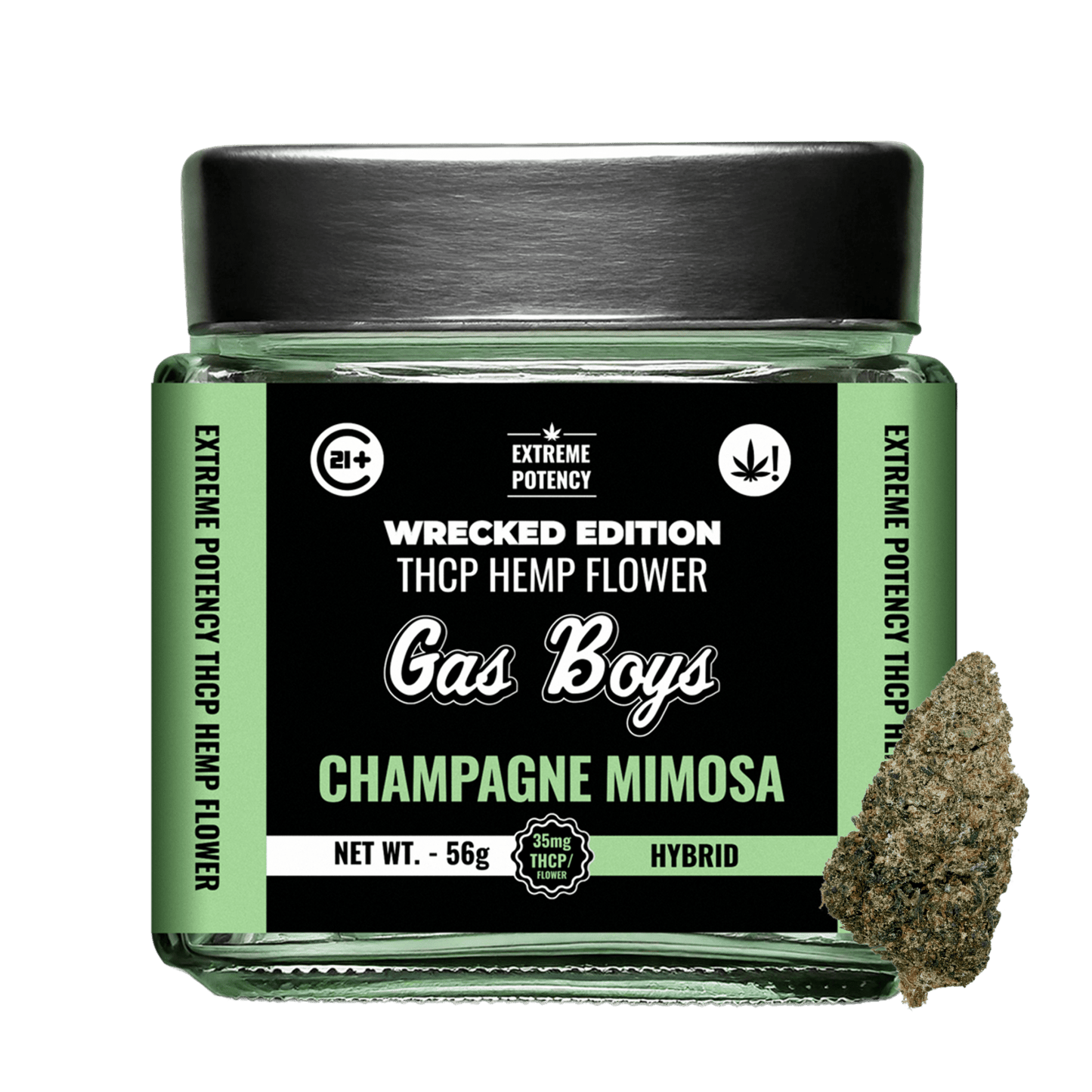 Champagne Mimosa THCP Flower Jar - Hybrid - 2oz - Tree Spirit Wellness
