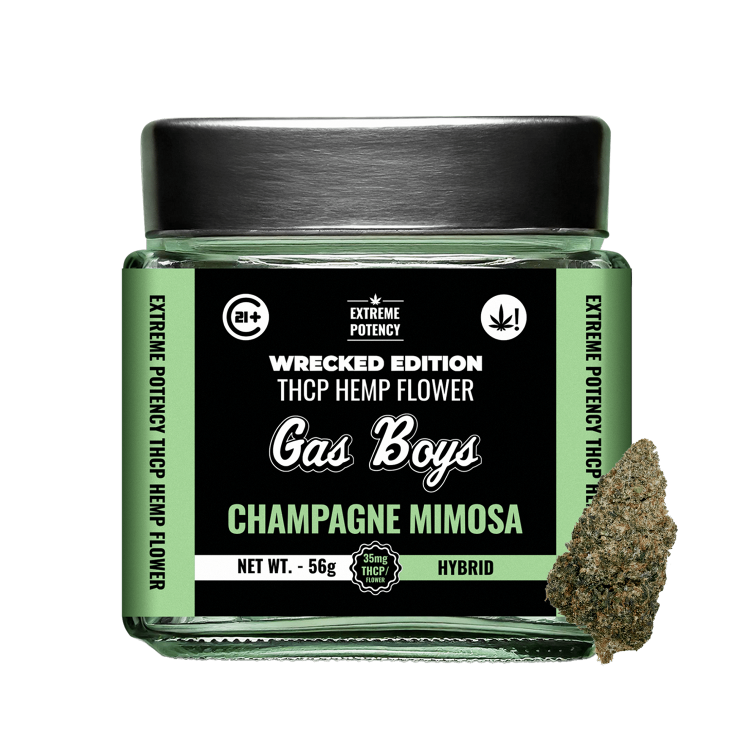 Champagne Mimosa THCP Flower Jar - Hybrid - 2oz - Tree Spirit Wellness