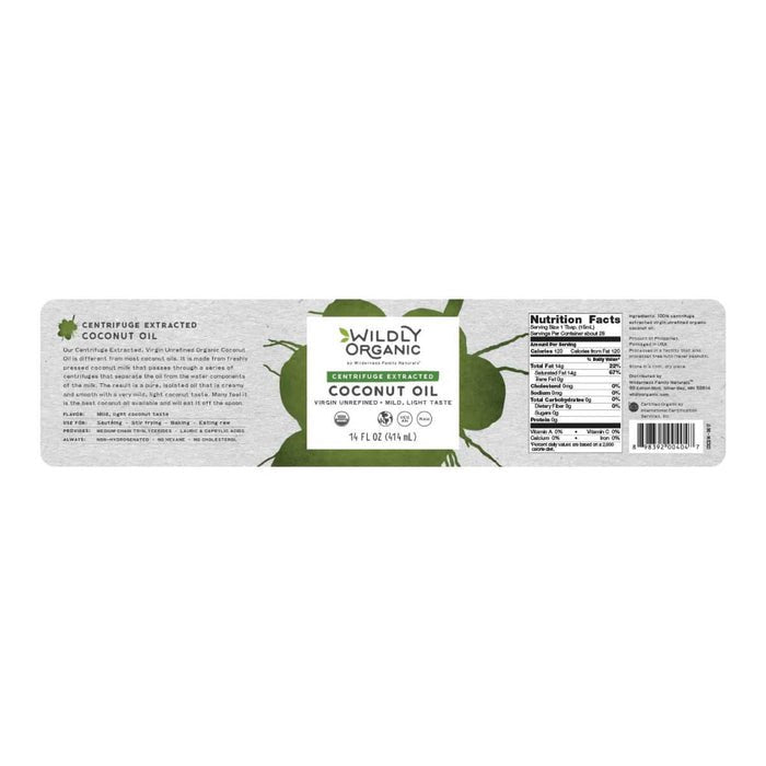 Coconut Oil | Virgin | Centrifuge Extracted | Certified Organic | 28 fl. oz.| Case of 6 - Tree Spirit Wellness