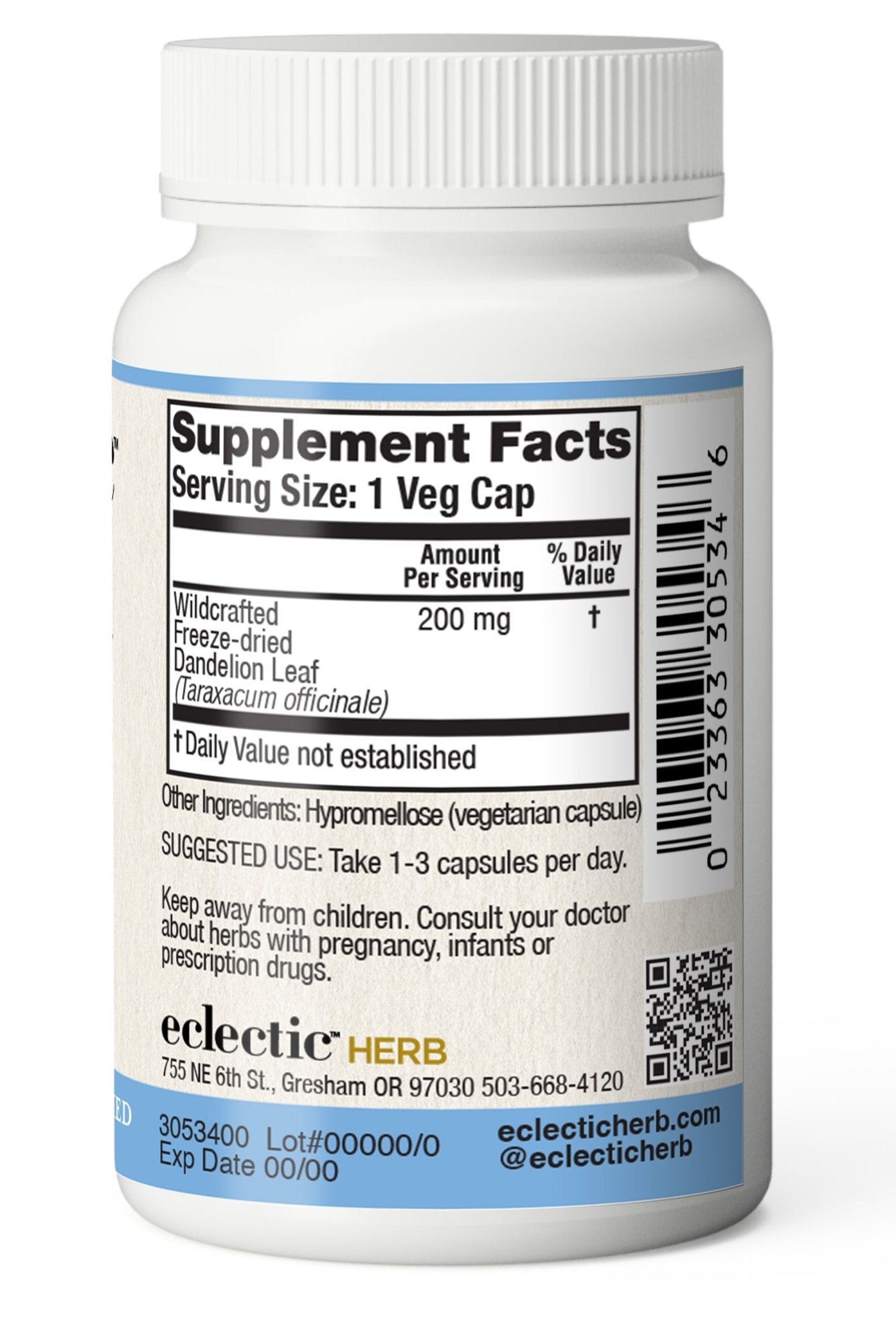 DANDELION LEAF CAPSULES - Tree Spirit Wellness