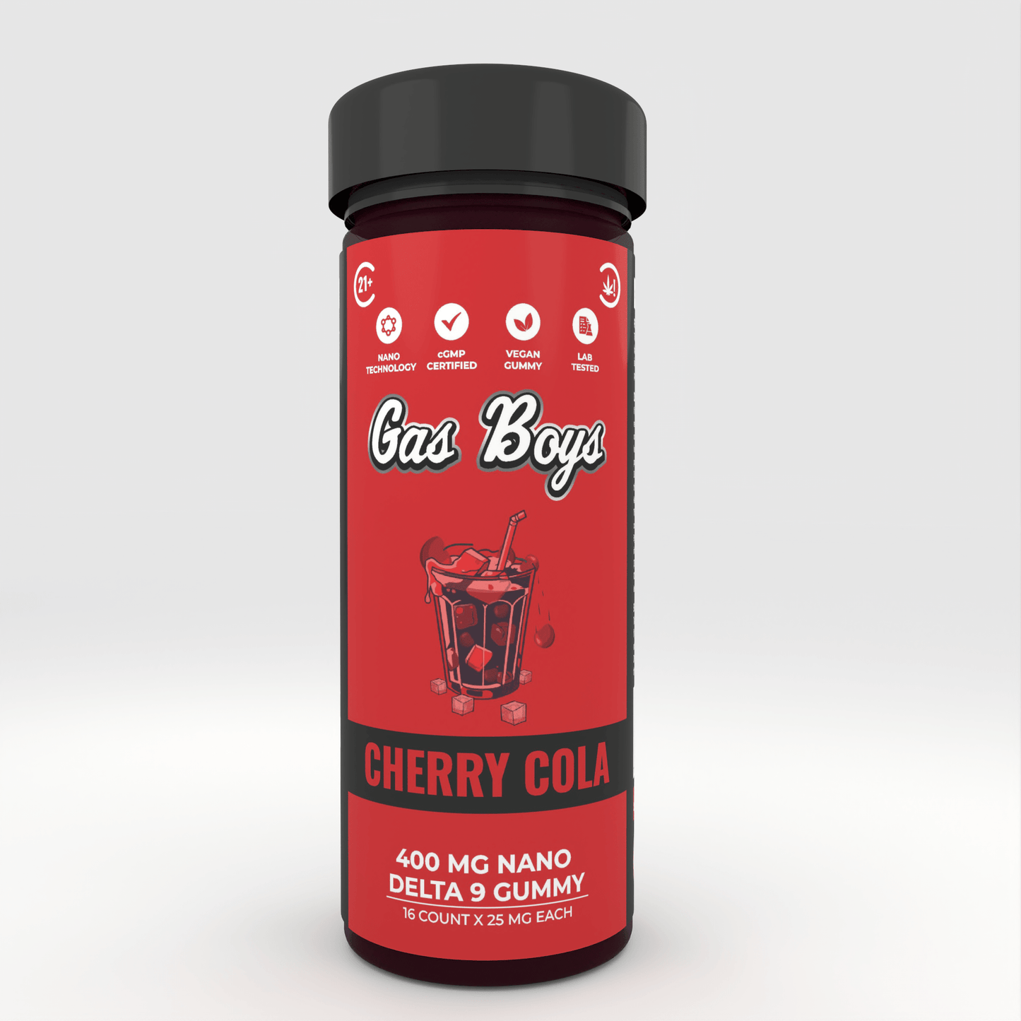 DELTA 9 NANO Gummy - Cherry Cola 400Mg Jar (16ct) - Tree Spirit Wellness