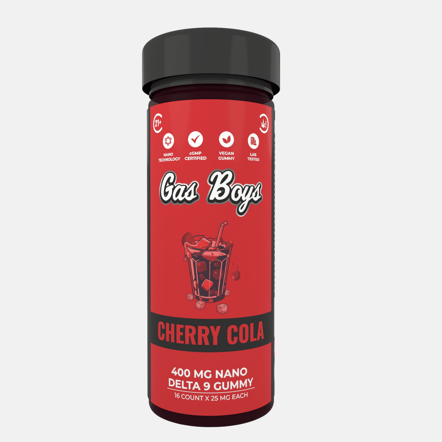 DELTA 9 NANO Gummy - Cherry Cola 400Mg Jar (16ct) - Tree Spirit Wellness