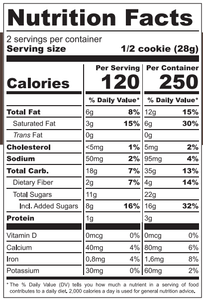 Double Chocolate Cherry Cookie 12ct - Tree Spirit Wellness