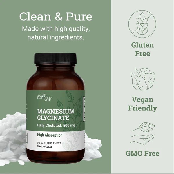 Earth Harmony - Magnesium Glycinate - Tree Spirit Wellness