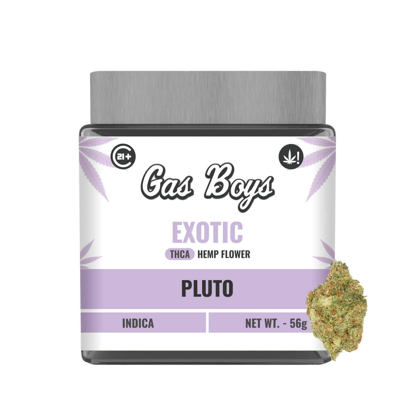 EXOTIC THCA FLOWER JAR - Pluto - Indica - 2oz - Tree Spirit Wellness