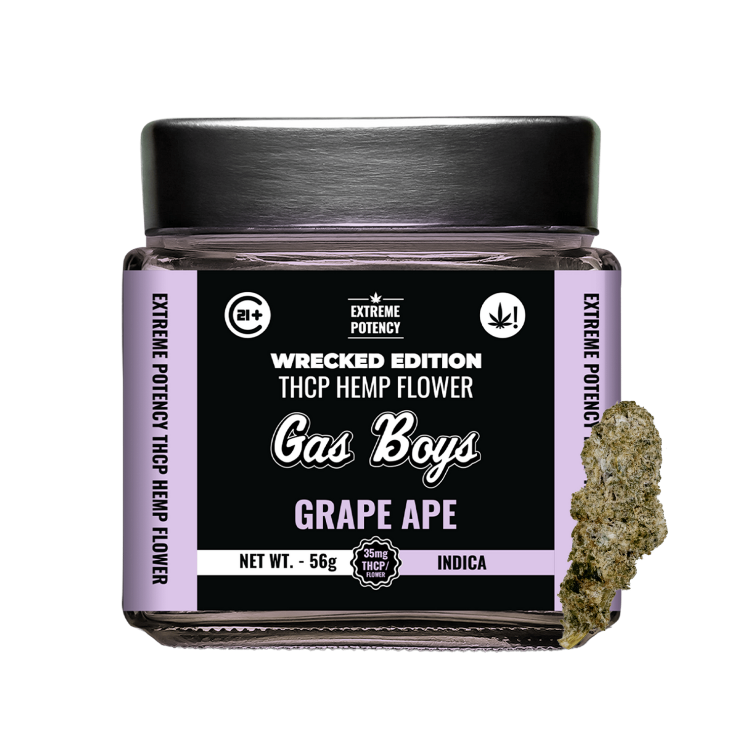 Grape Ape THCP Flower Jar - Indica - 2oz - Tree Spirit Wellness