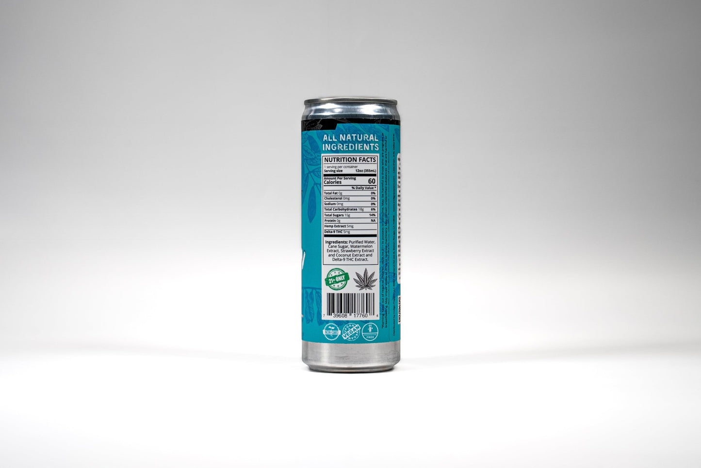 Indigo Seltzer Hawaiian Berry 5mg - Case of 24 - Tree Spirit Wellness