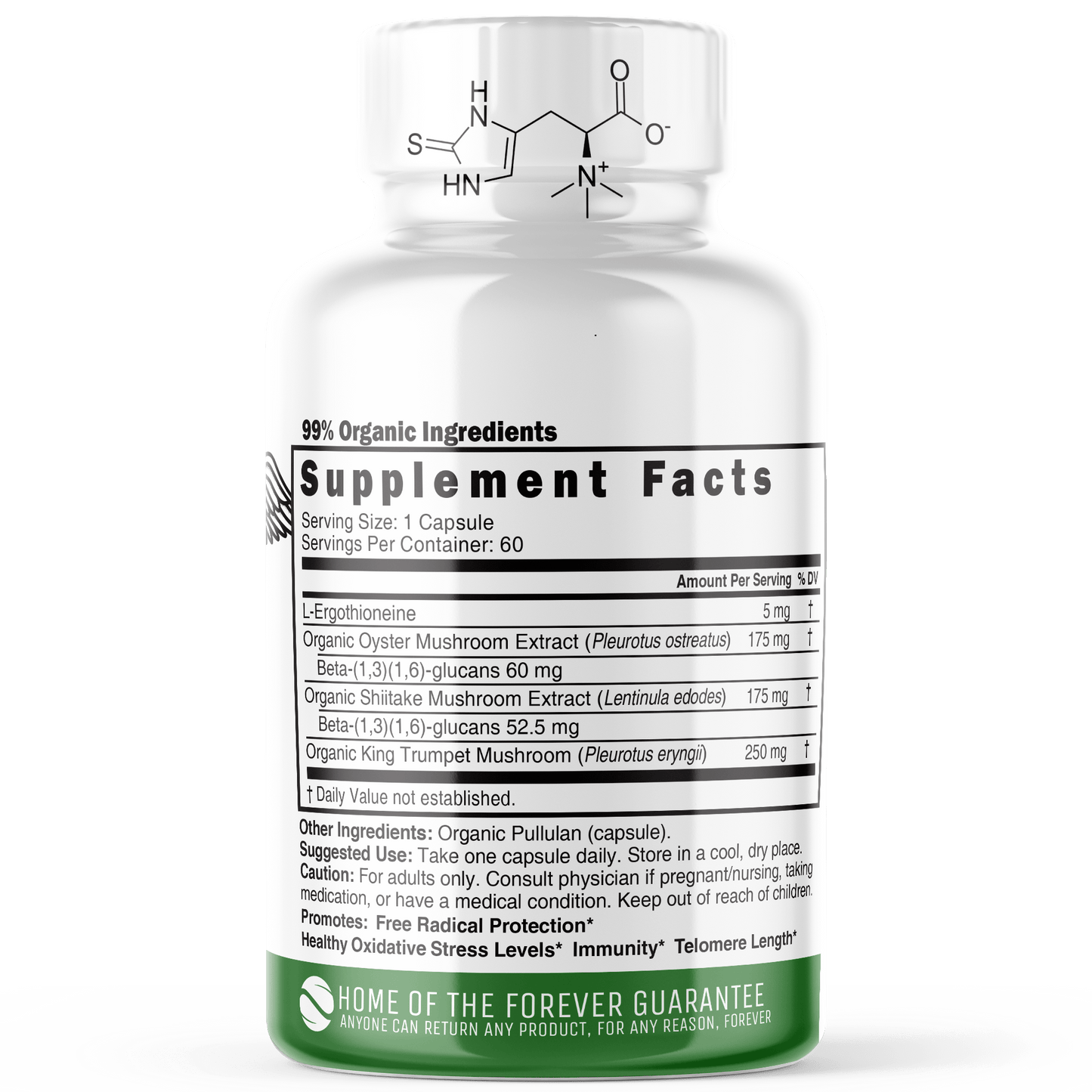 Ergothioneine Mushroom Complex 5/600 mg
