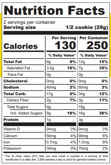 Luscious Lemon Cookie 12ct - Tree Spirit Wellness