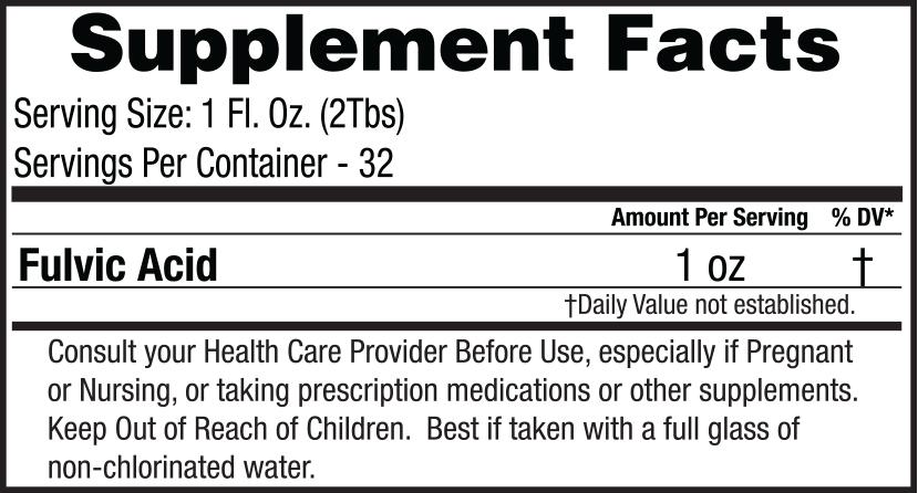 MEL - Fulvic Detox - Tree Spirit Wellness