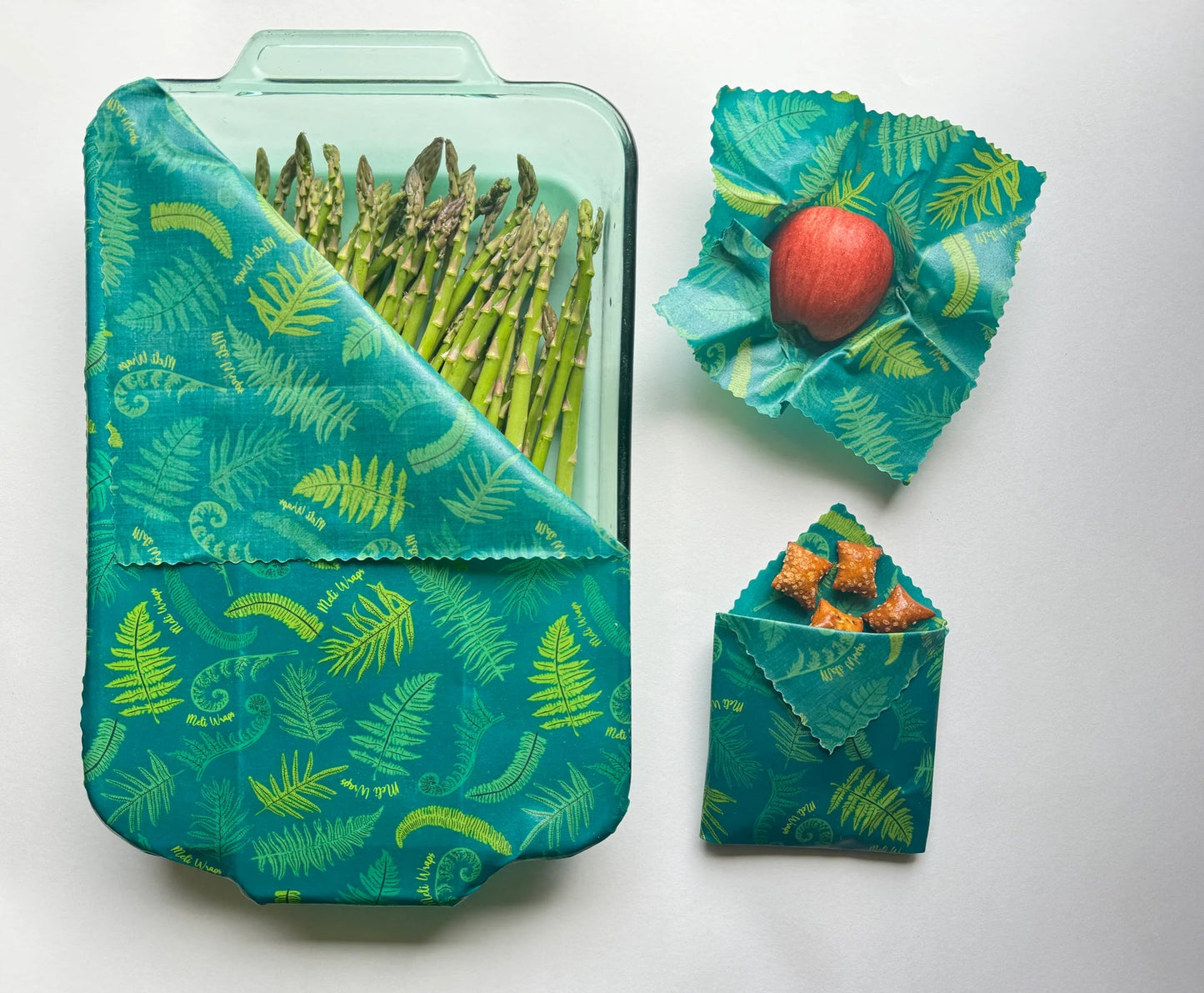 NEW Bulk Beeswax Roll- Fern print - Tree Spirit Wellness