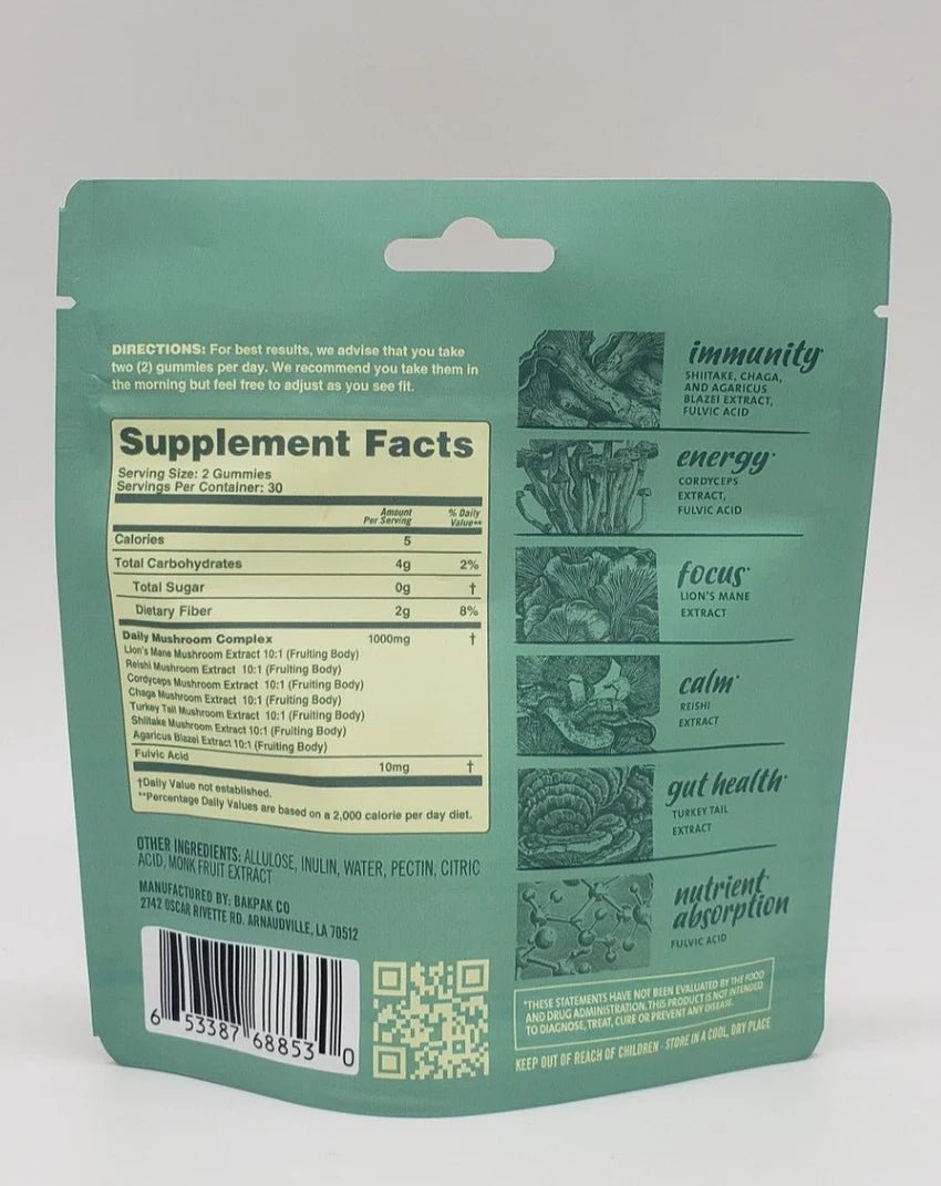 NEW! Mushroom Daily Gummies - Tree Spirit Wellness