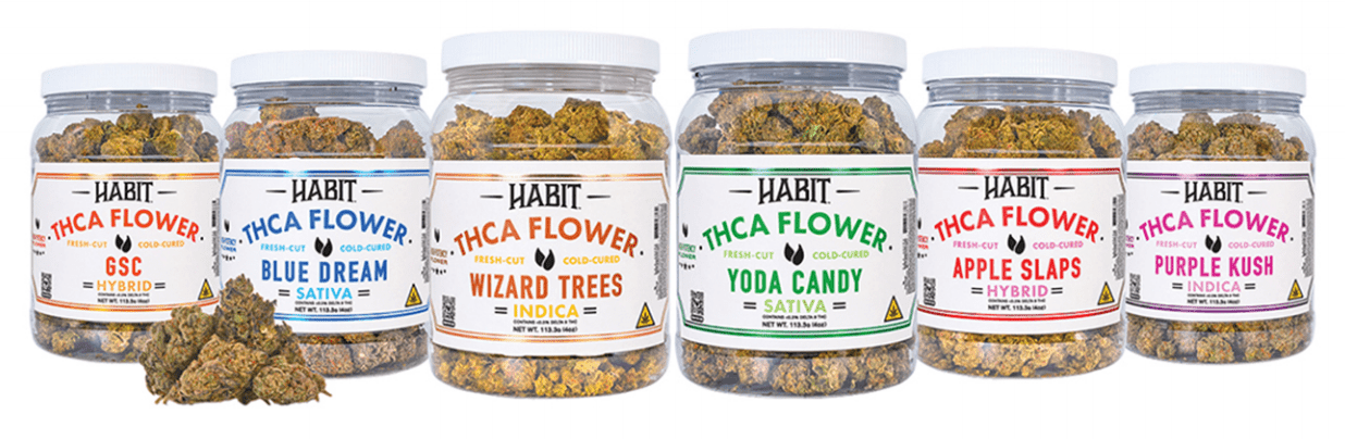 New! THCA Flower Jar Apple Slaps 4oz (Hybrid) - BULK - Tree Spirit Wellness