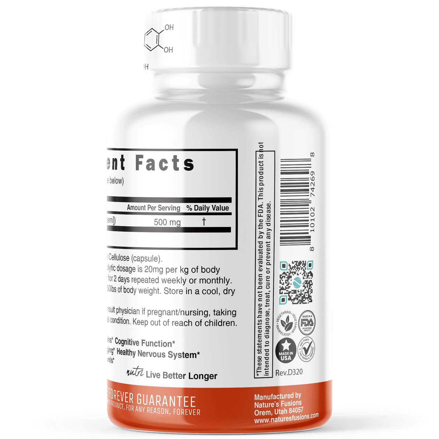 Fisetin 500 mg - 60ct - Tree Spirit Wellness
