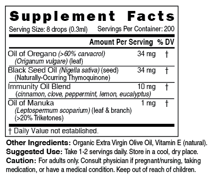 Oil of Oregano+ XS Tincture 79 mg 2 fl oz - Tree Spirit Wellness