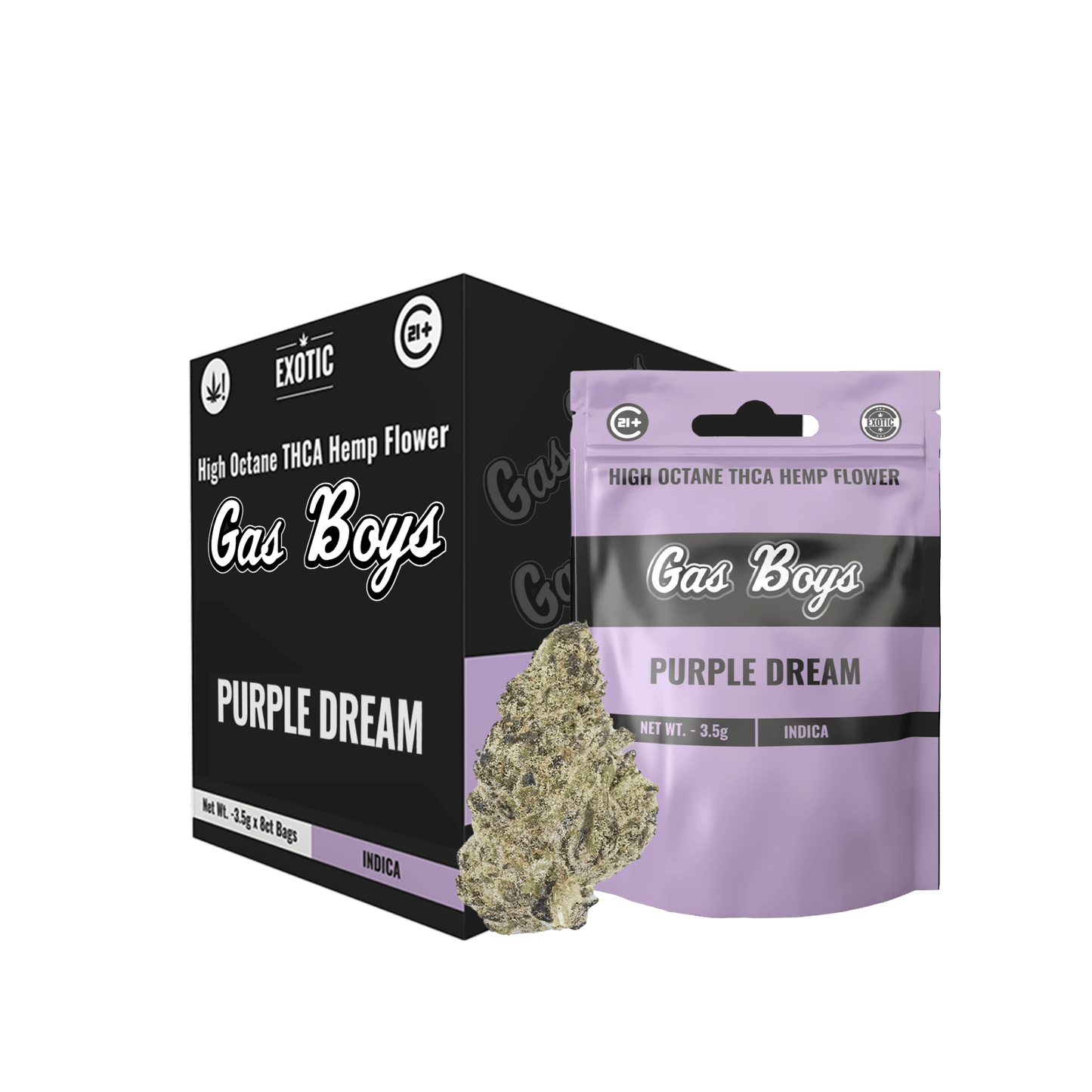 Purple Dream EXOTIC THCA FLOWER - Indica (8ct) - Tree Spirit Wellness