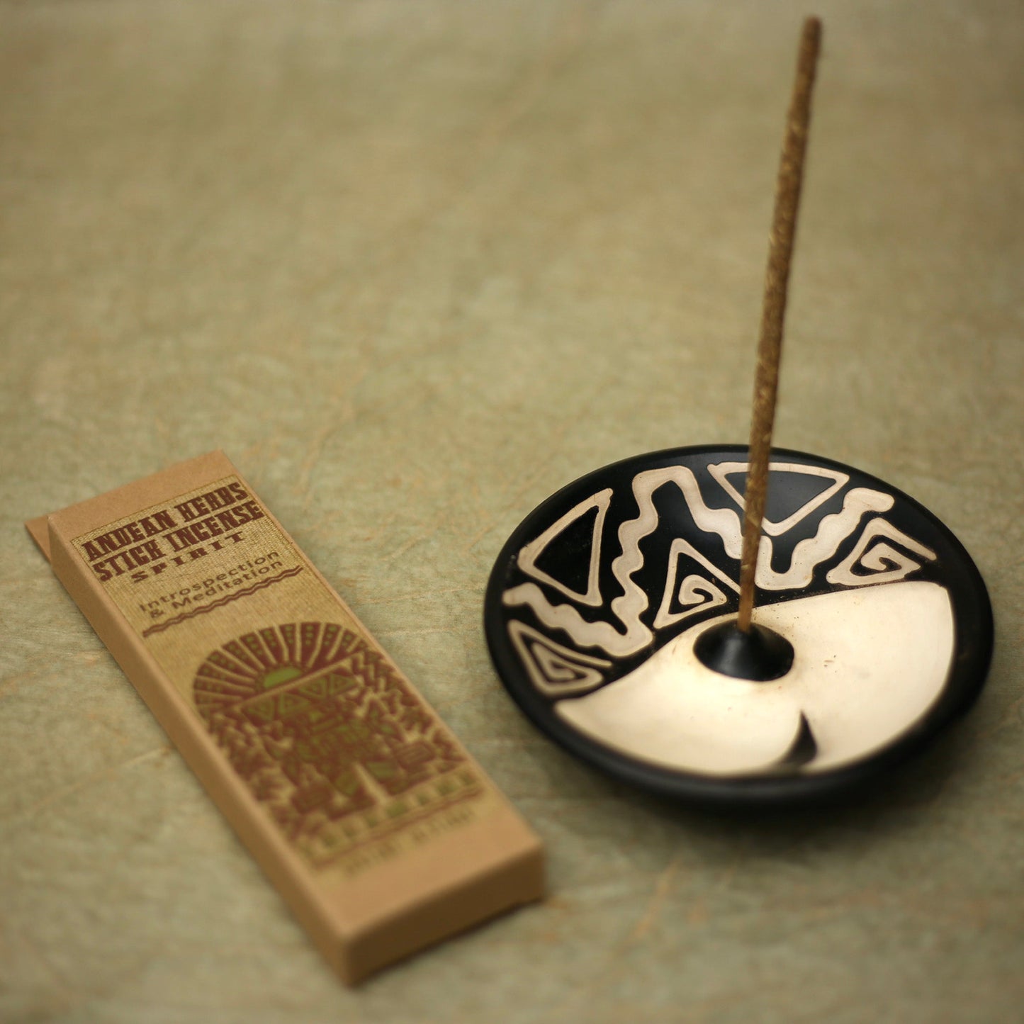 Prabhuji Smudging Incense - Spirit - Andean Herbs Incense Sticks - Introspection & Meditation